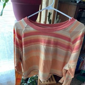 We The Free cropped long sleeve T